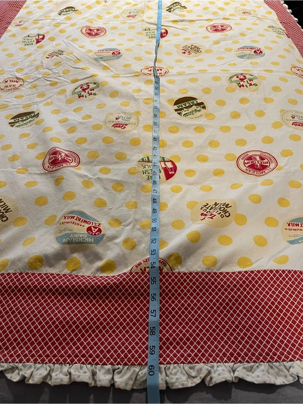 Vintage look table cover